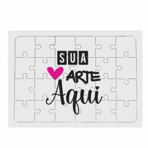 Quebra-Cabeça Personalizado de MDF de 20x28cm MDF Arte 20x28cm  Sublimação  